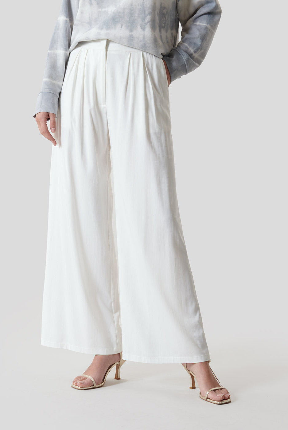 Pantalon Haja Palazzo Ivoire - Jeanne Vouland