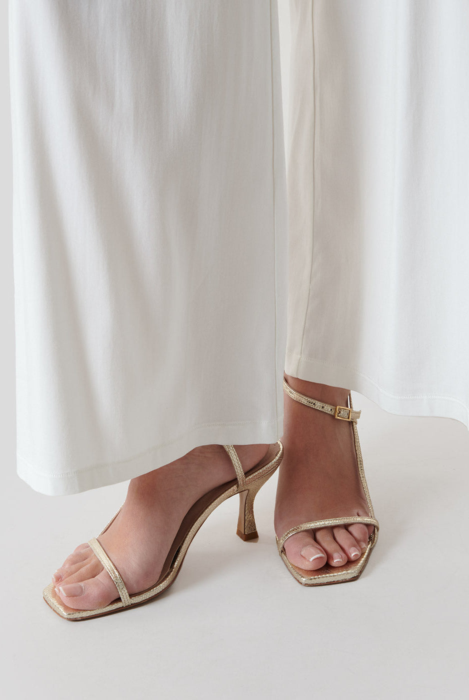 Sandales Sublim Cuir light Gold - Jeanne Vouland