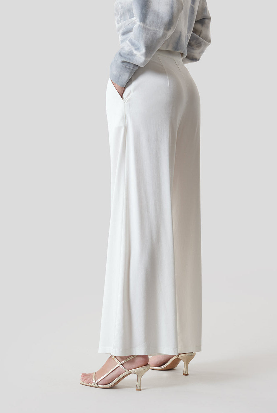 Pantalon Haja Palazzo Ivoire - Jeanne Vouland