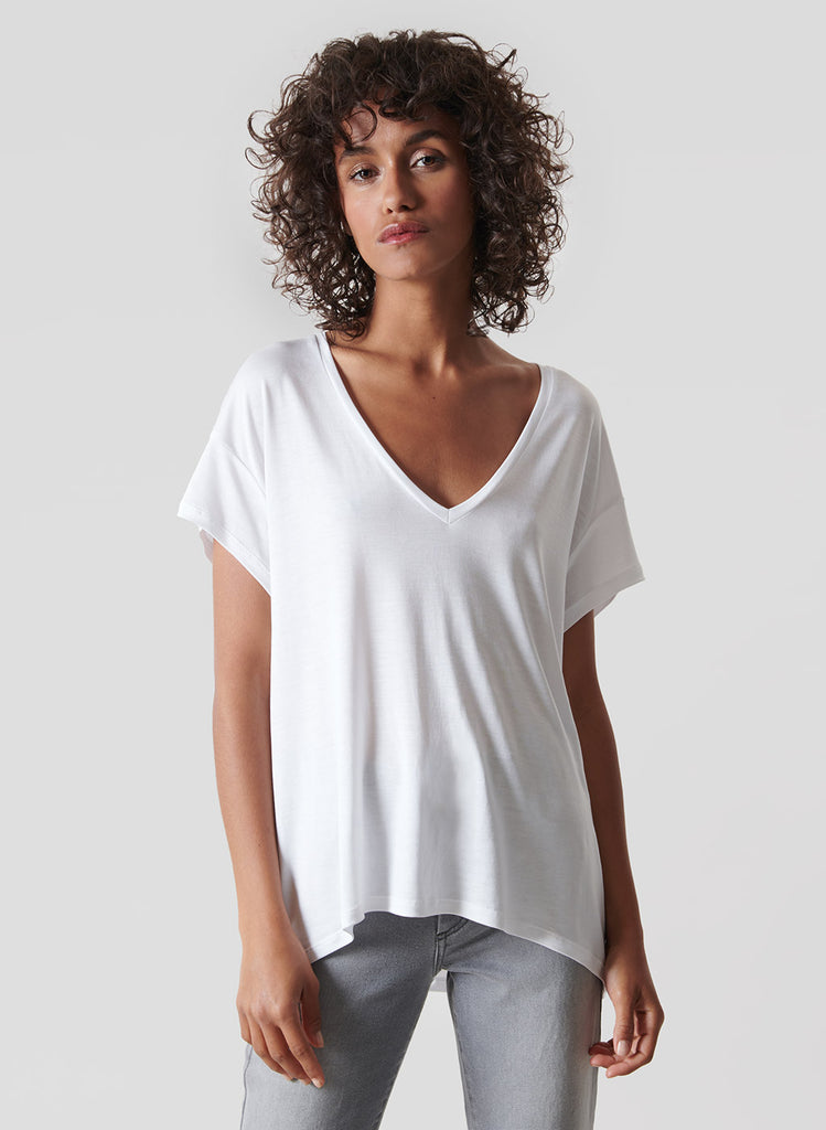 Tee-shirt Bacha Lyocell Blanc - Jeanne Vouland